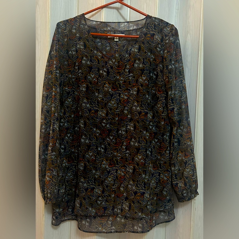 CABI LIMITED EDITION TAPESTRY PRINT TOP